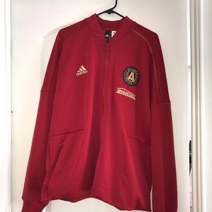 Adidas Atlanta United Red Zip Jacket XL NWT